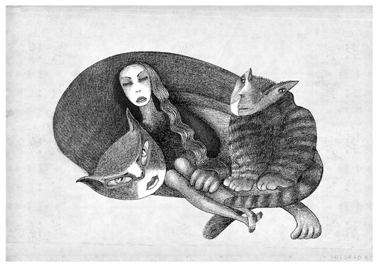 The Girl is Sleeping but not the Cats