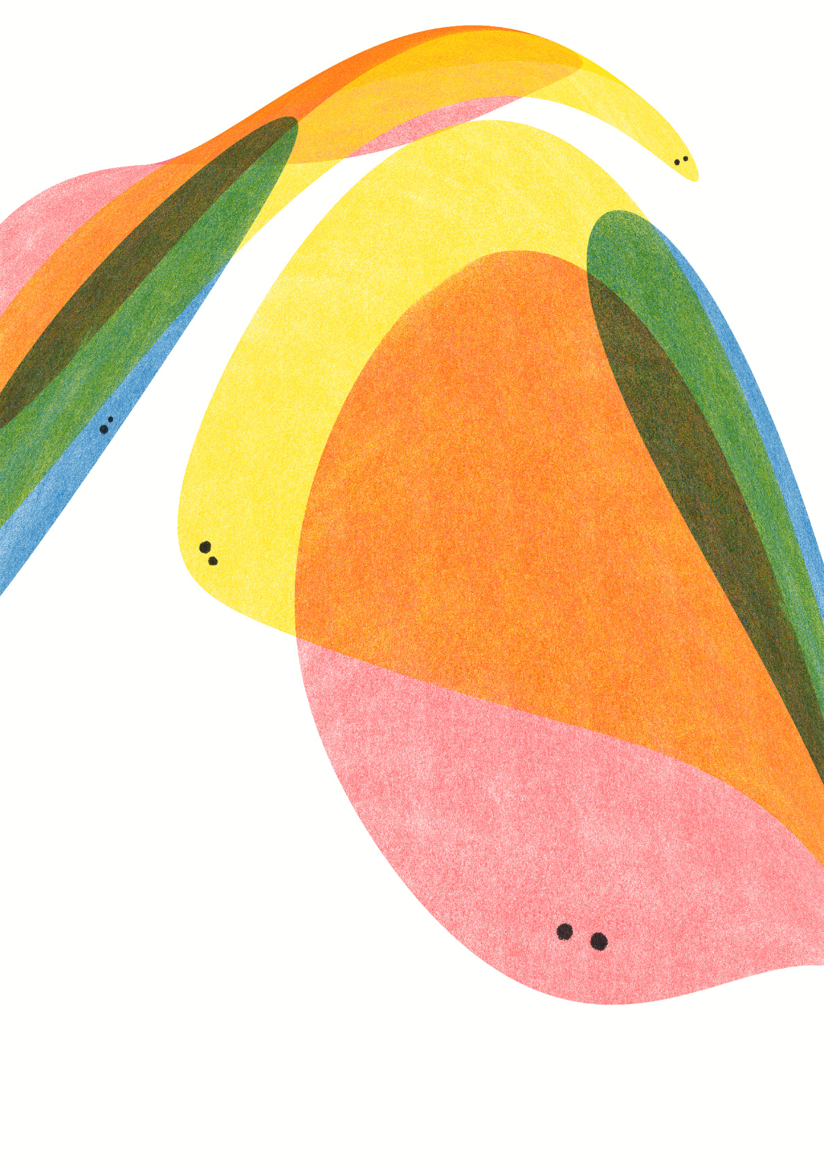 Untitled #22 (CMYK in Riso texture)