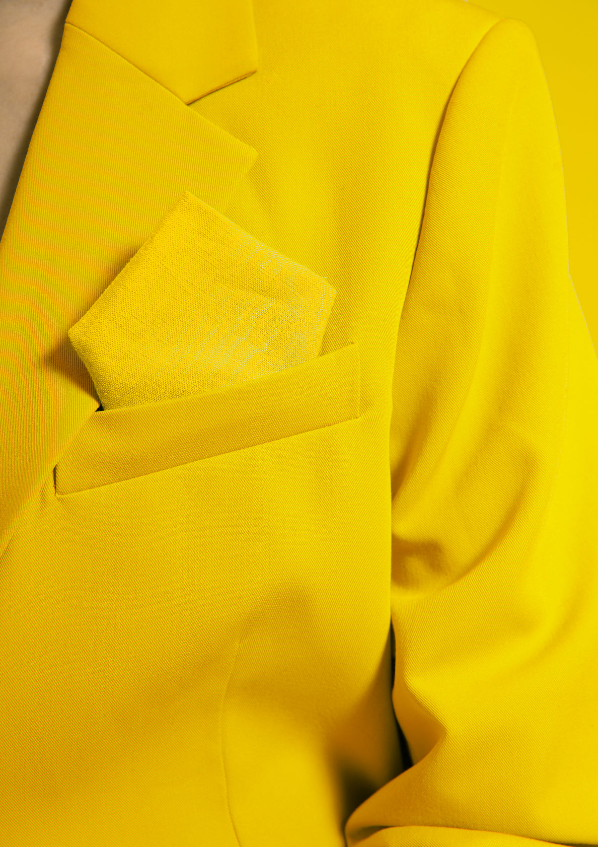 Boss lady with blazer and tissue in pocket / pop art style photo print