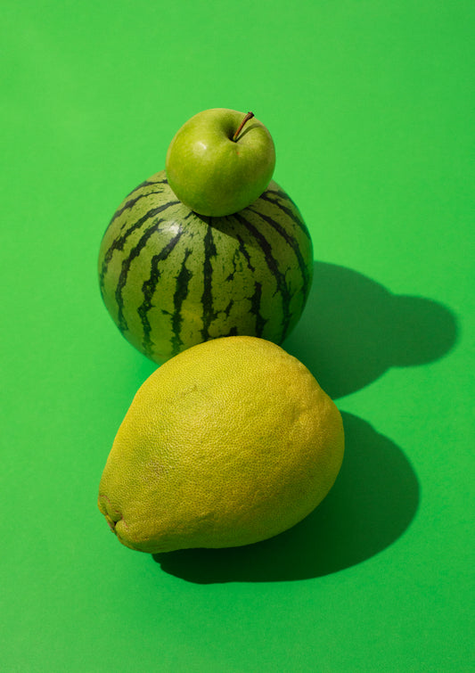 Fruit assembly / pop art style photo print