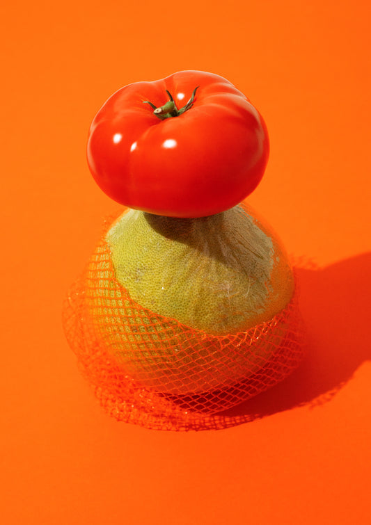 Fruit assembly / pop art style photo print