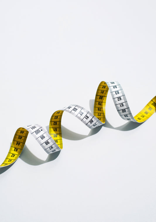 Measurement tape / minimal style photo print