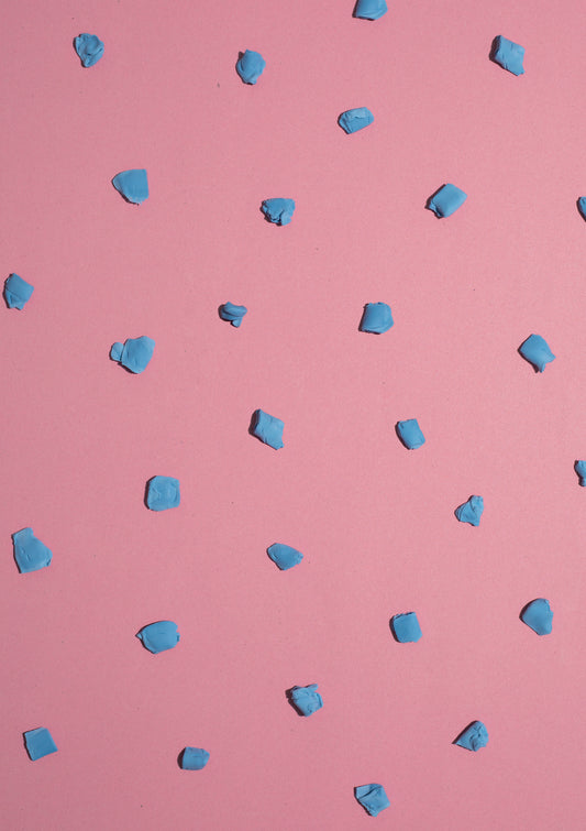 Office blutack / pop art style photo print