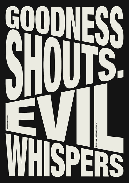 GOODNESS SHOUTS (Black)