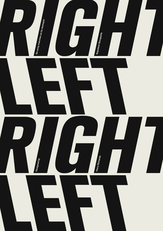 RIGHT LEFT (White)