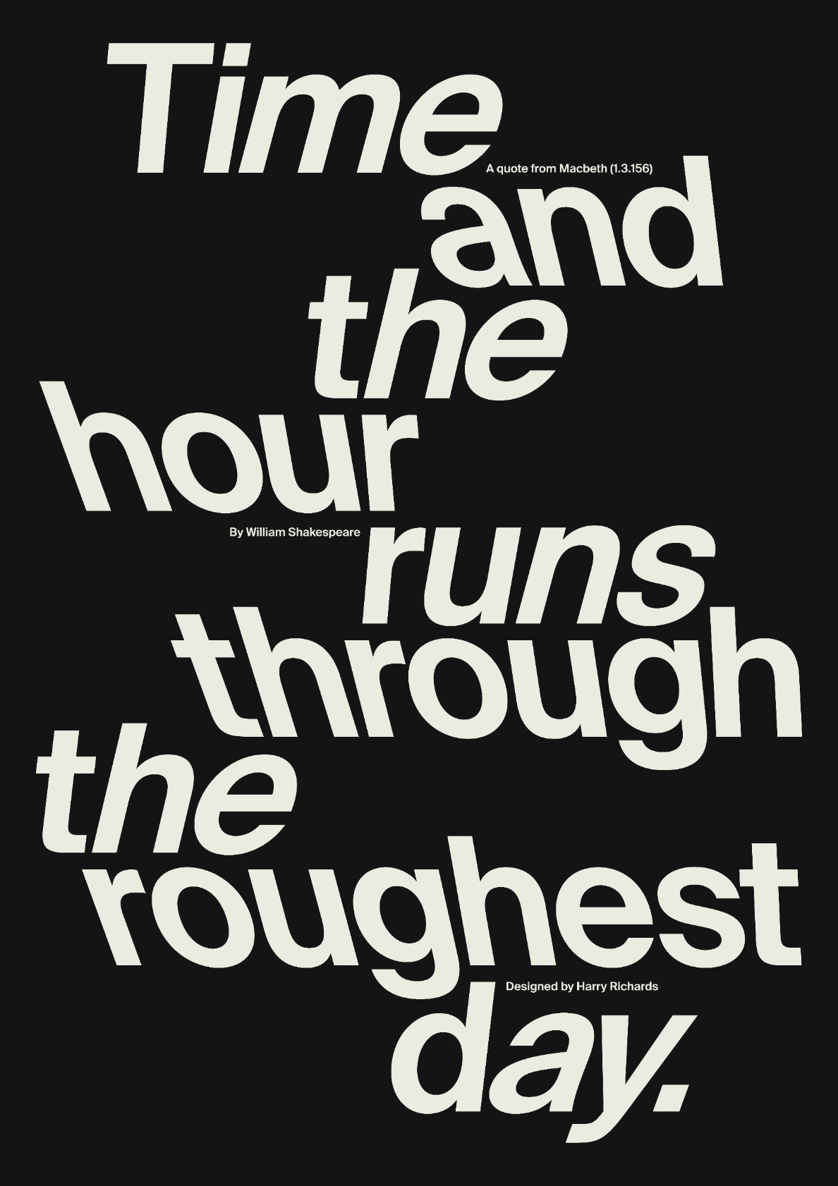 THE ROUGHEST DAY (Black)