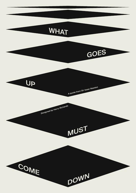 WHAT GOES UP MUST COME DOWN