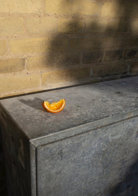 Tropical orange slice / minimal style photo print