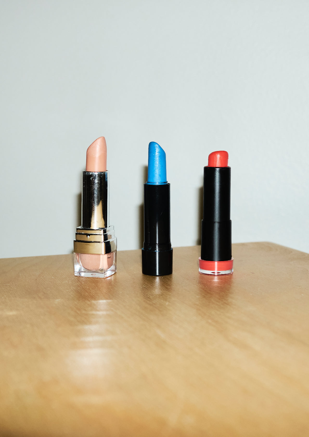 Colourful lipsticks / pop art style photo print