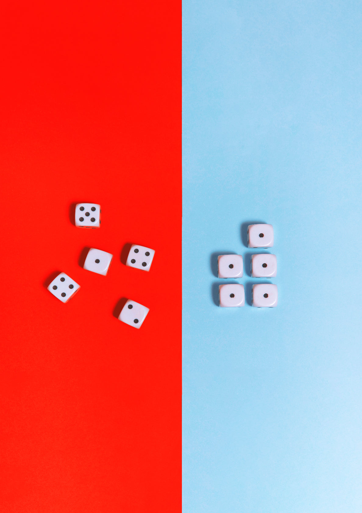 Dices / pop art style photo print