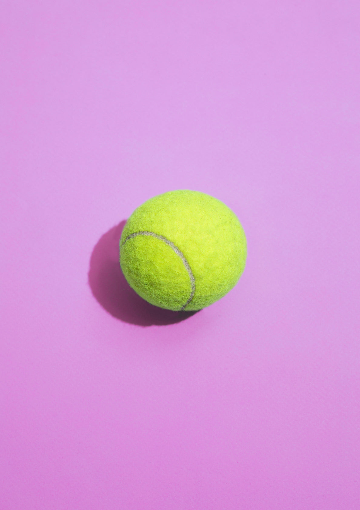 Happy tennis ball / pop art style photo print
