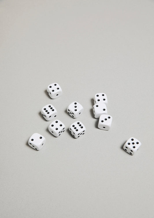 Dices / minimal style photo print