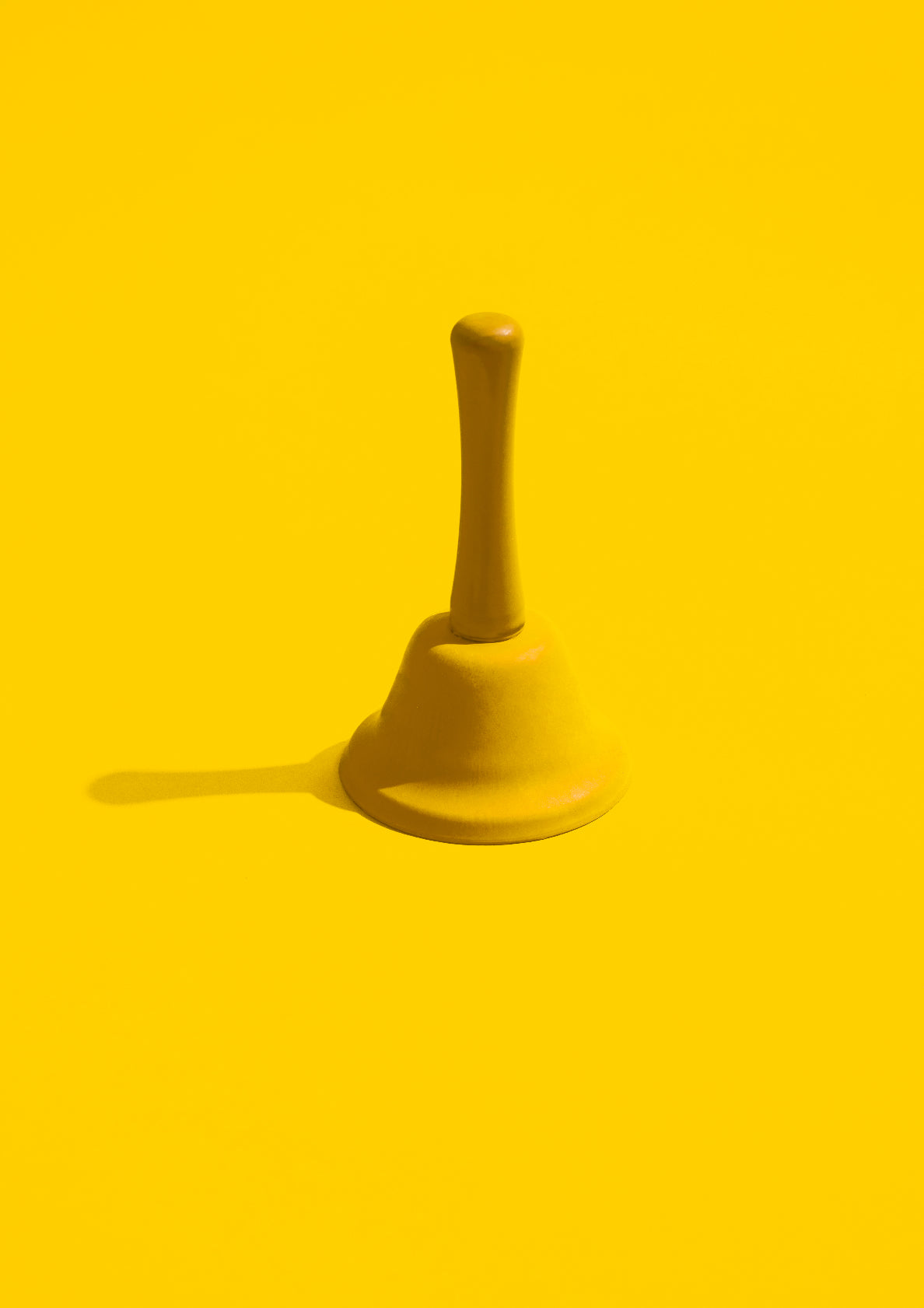 Yellow bell / pop art style photo print