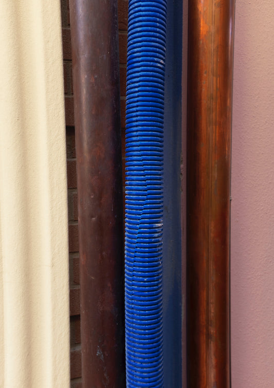 Colourful pipes / minimal style photo print