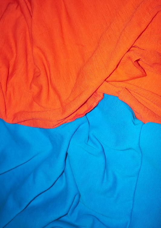 Two colours / pop art style photo print