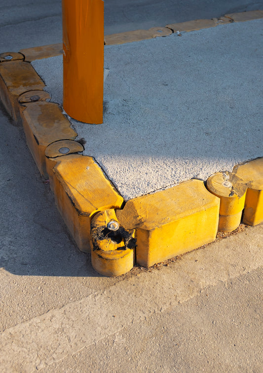 Urban yellow /  minimal style photo print