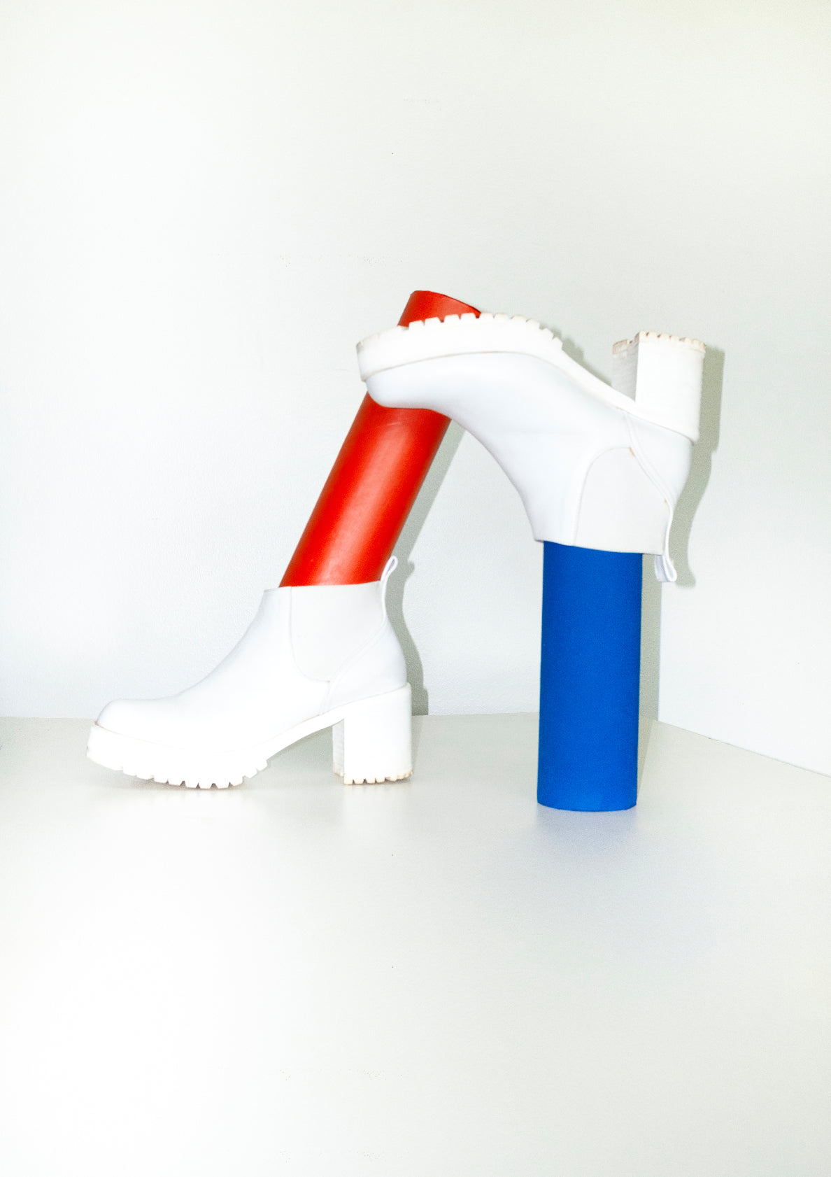 Funky boots / pop art style photo print