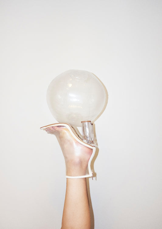 Plastic heels  / contemporary photo print