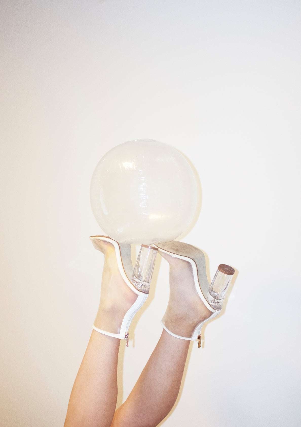 Plastic heels  / contemporary photo print