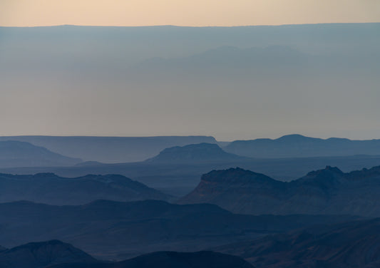 Sunrise over Ramon crater #5