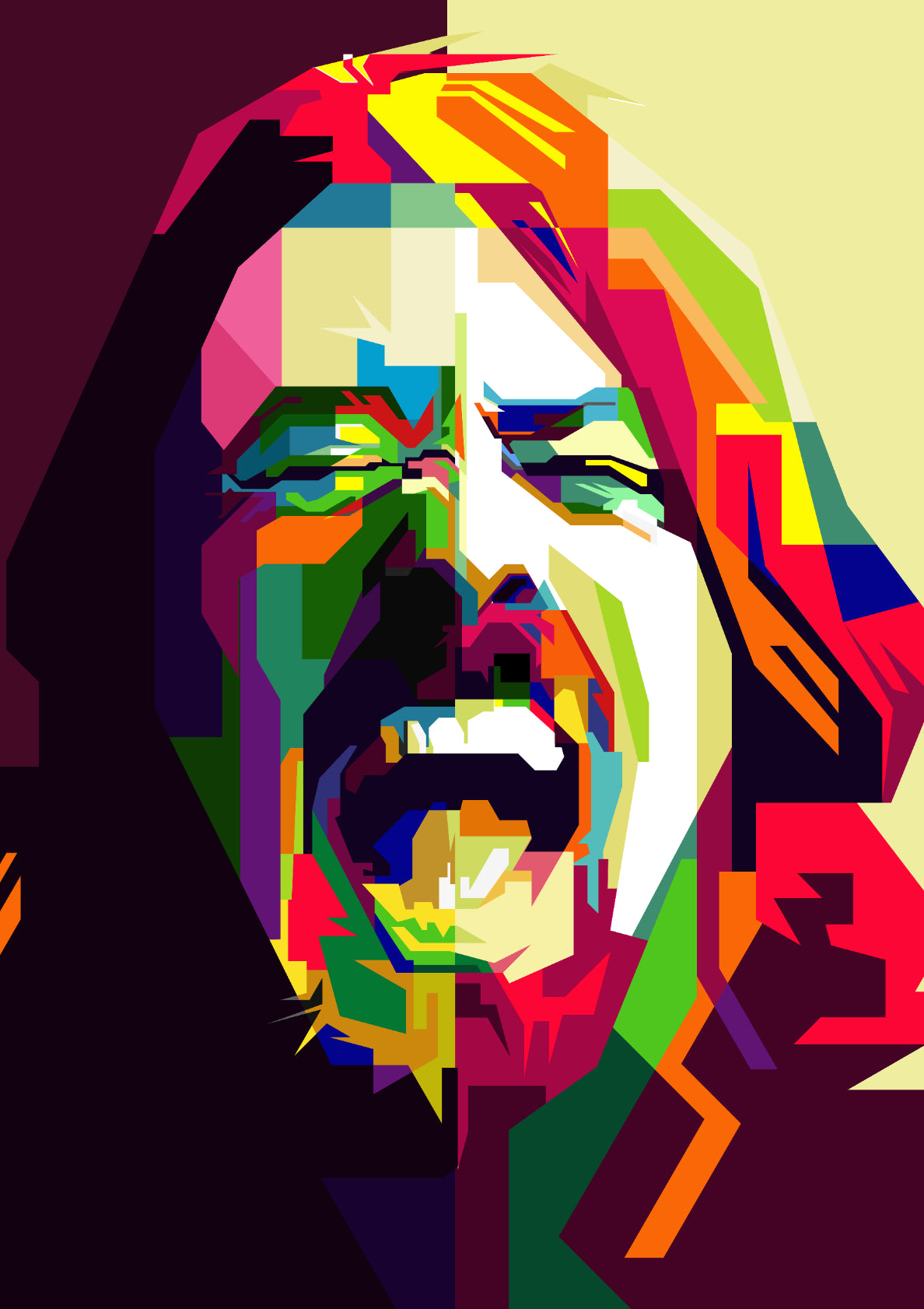 Dave Grohl Grunge Music Pop Art WPAP