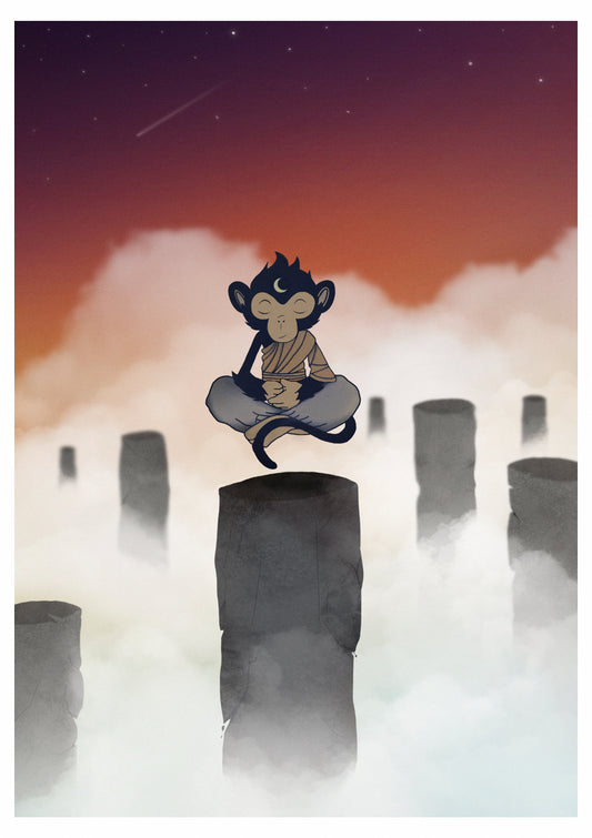 Meditation monkey