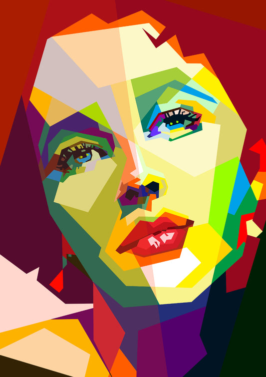 Elizabeth Taylor Beauty Actress 60s Movies Pop Art WPAP