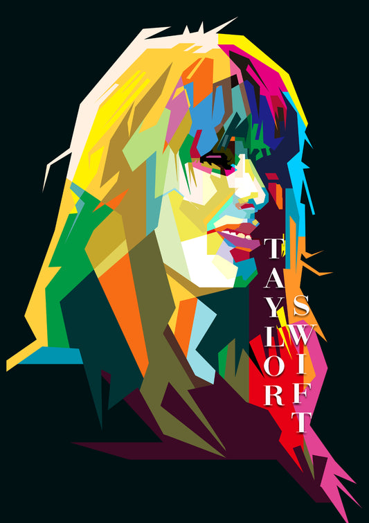 Taylor Swift Famous Pop Singer Art WPAP
