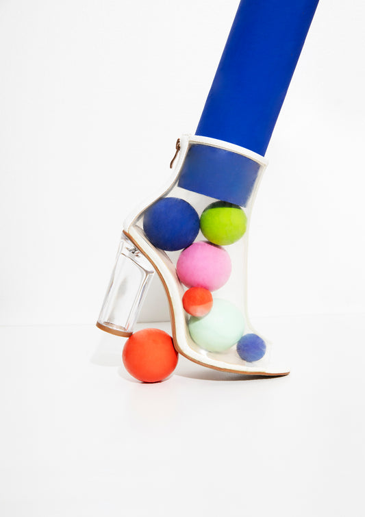 Bubble heels / pop art style photo print