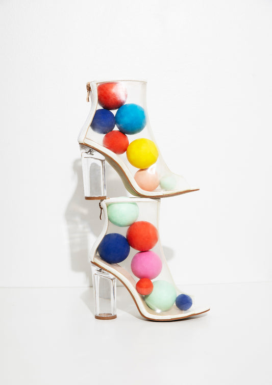 Bubble heels / pop art style photo print