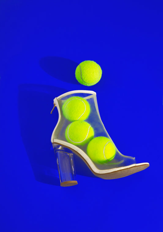 Tennis heels / pop art style photo print
