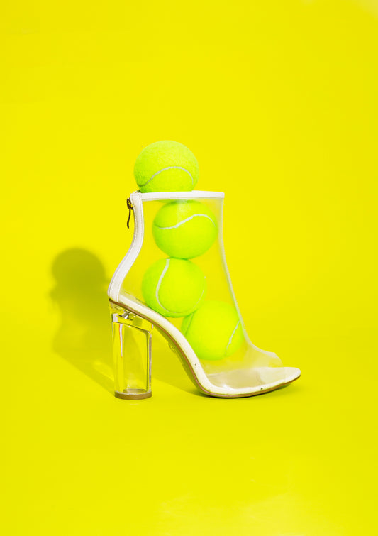 Tennis heels / pop art style photo print