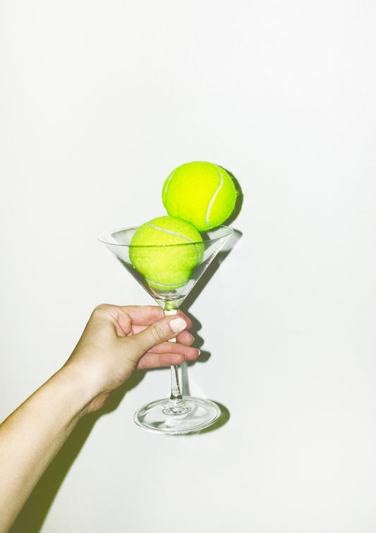 Tennis cocktail / pop art style photo print