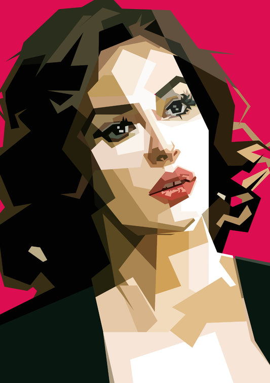 Monica Bellucci Beauty Hollywood Actress Portrait