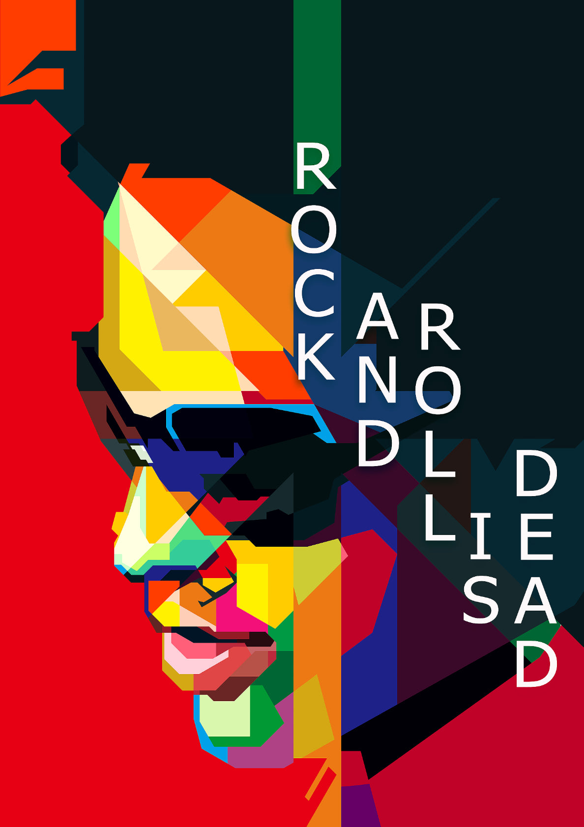 Lenny Kravitz American Singer Pop Art WPAP
