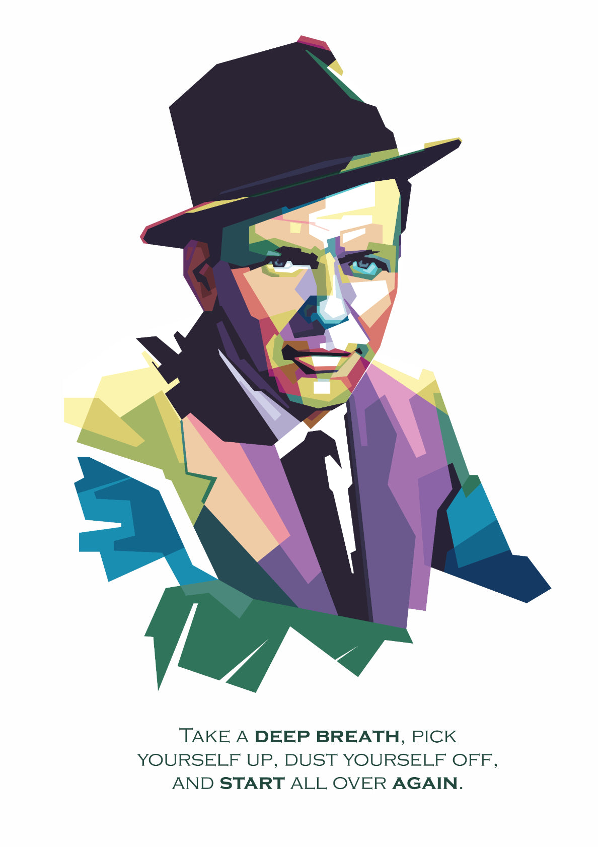 Frank Sinatra Pop Art WPAP