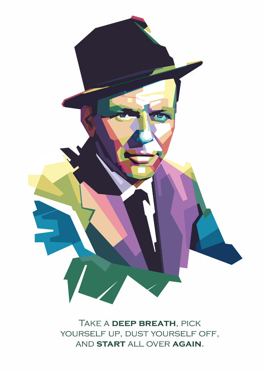 Frank Sinatra Pop Art WPAP