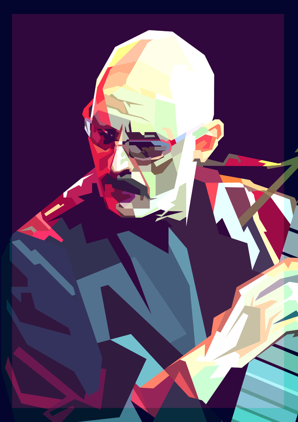 Tony Levin Prog Rock Musician Pop Art WPAP
