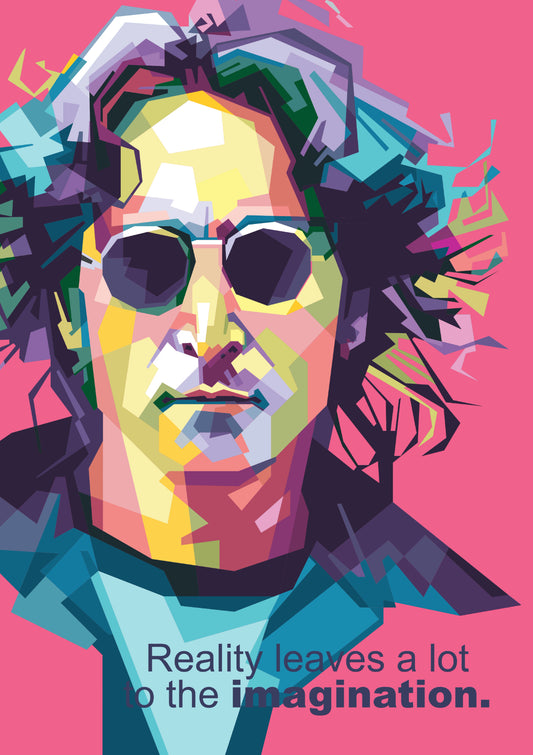 John Lennon quotes Pop Art WPAP