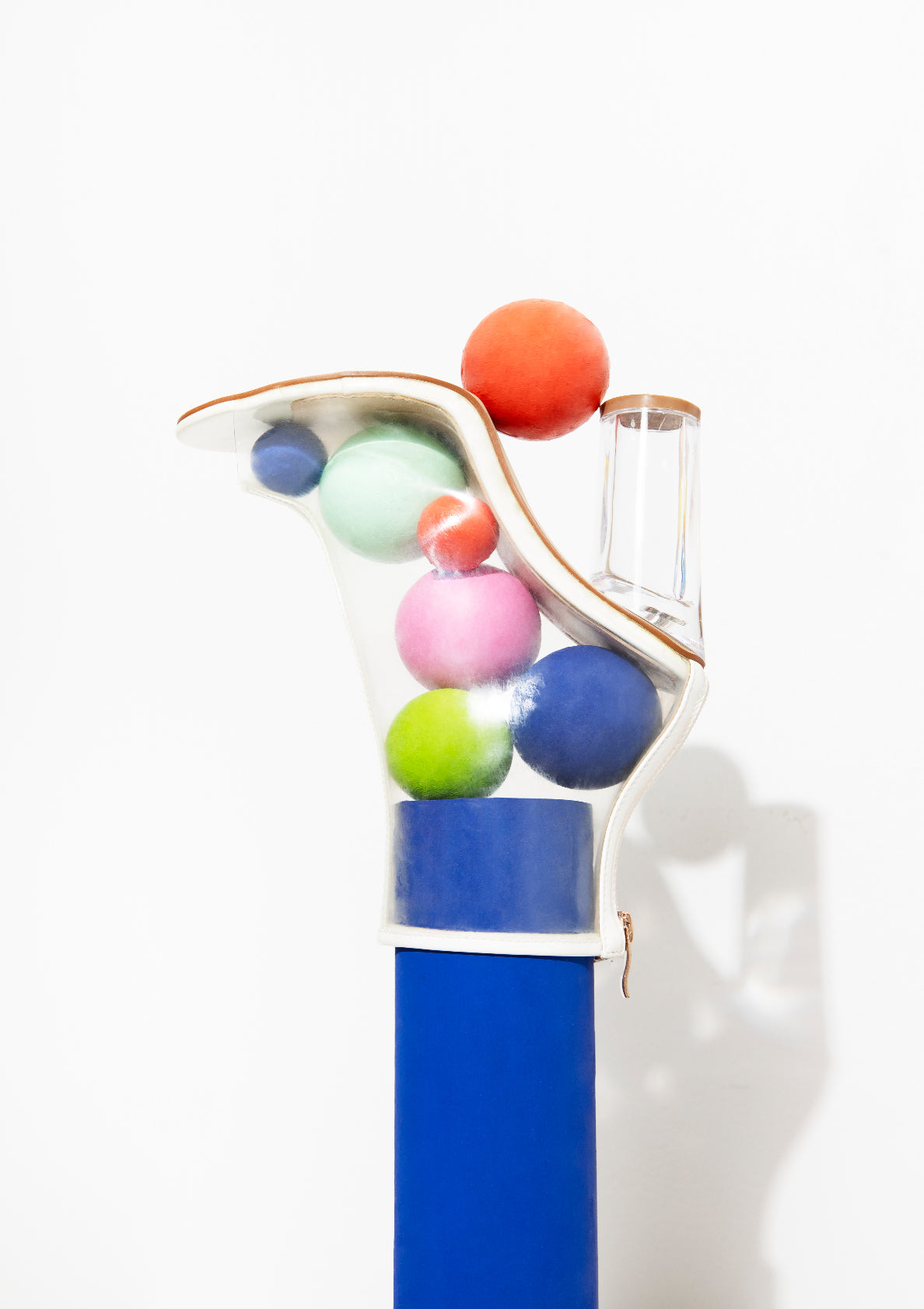 Bubble heel / pop art style photo print