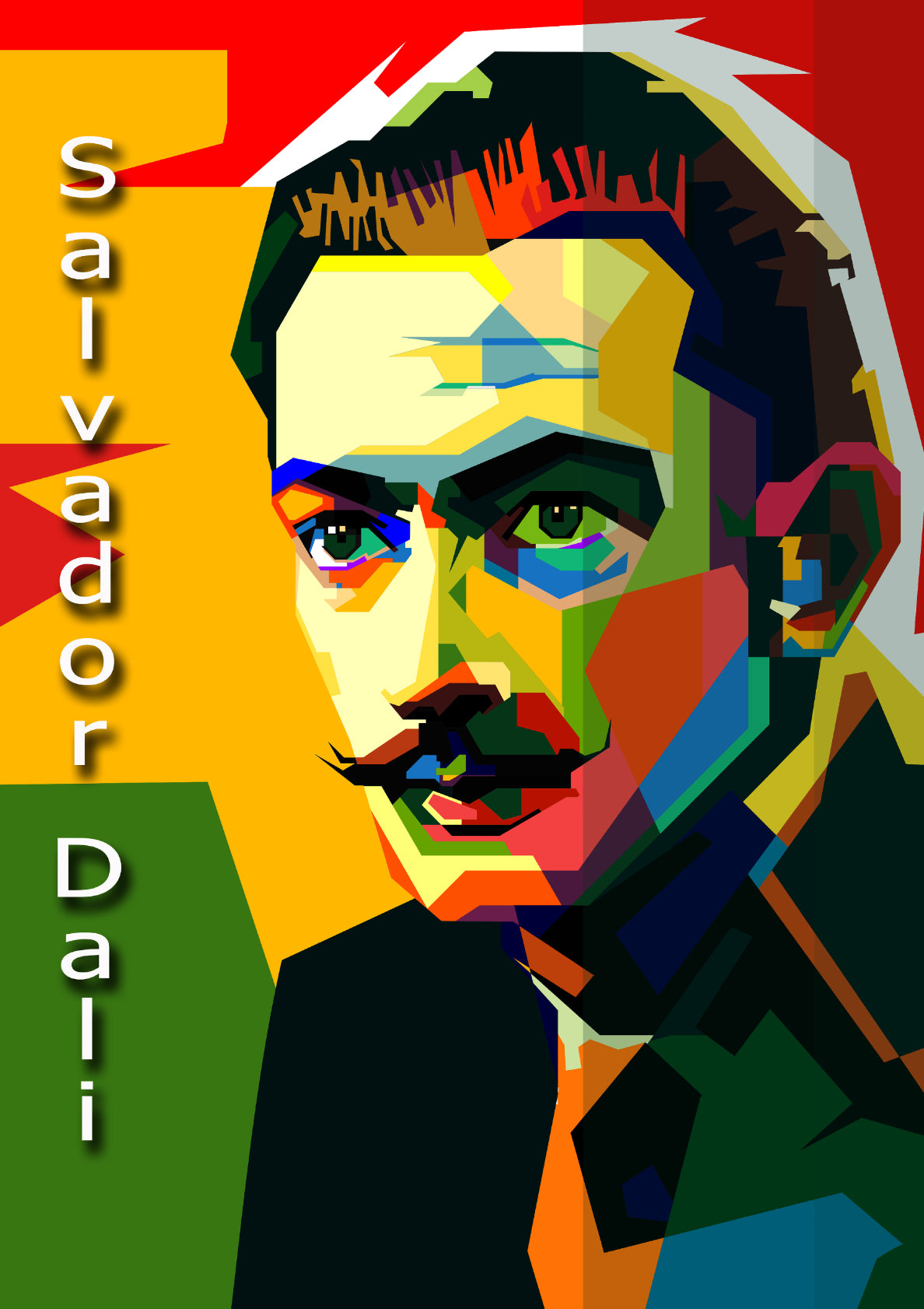 Salvador Dali Spain Master Artist Painting Pop Art WPAP
