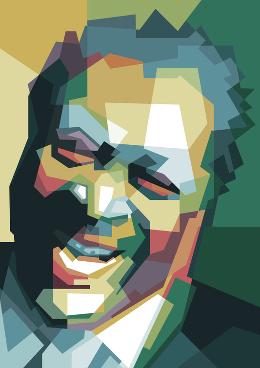 BB King Pop Art WPAP