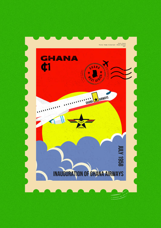 Ghana Postal Stamp Series: Ghana Airways