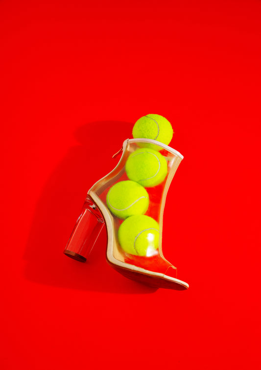 Tennis heels / pop art style photo print