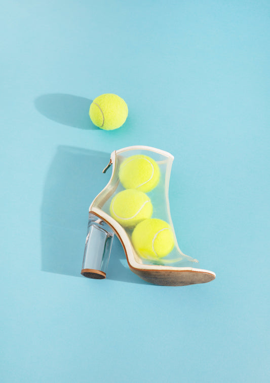 Tennis heels / pop art style photo print