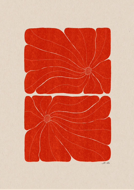 Quadratische Blumen 2