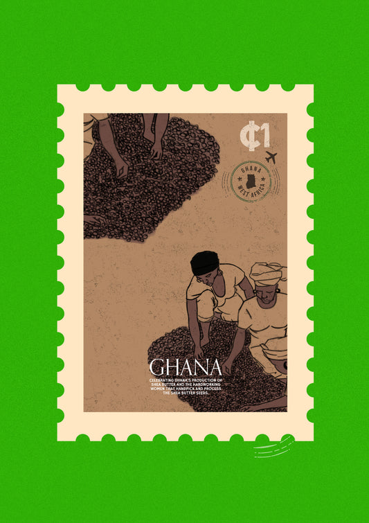 Ghana Postal Stamp Series: Ghana Shea butter
