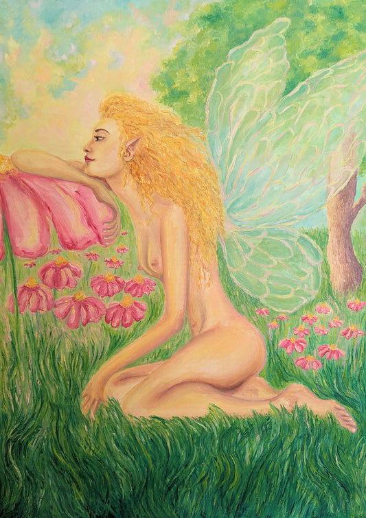 Hanging out with nature fairy