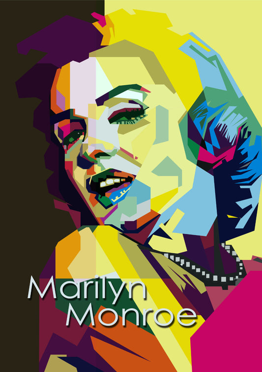 Marilyn Monroe Art Retro WPAP