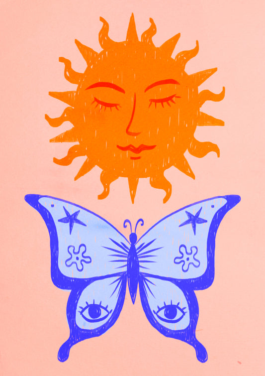 fluttering under the sun